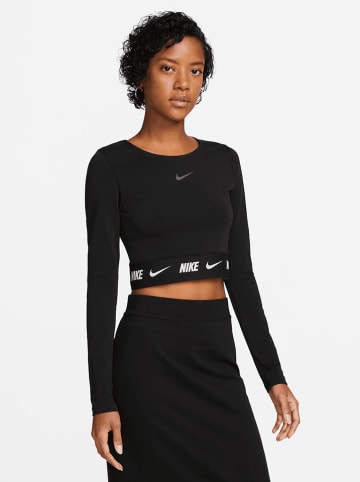 Nike Top sportowy w kolorze czarnym