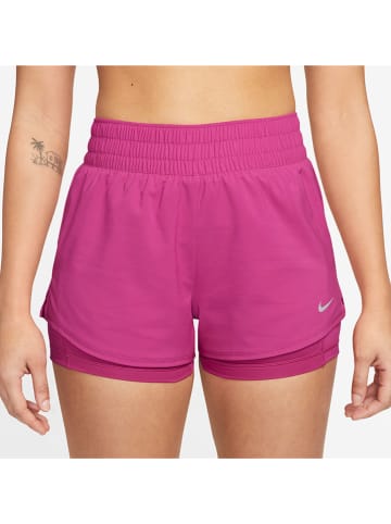 Nike 2in1-trainingsshort roze