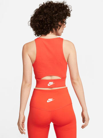 Nike Top sportowy w kolorze czerwonym