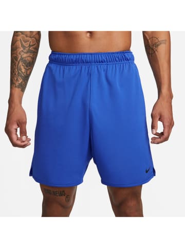 Nike Trainingsshort blauw
