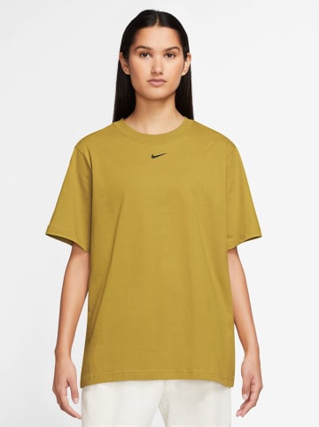 Nike Koszulka w kolorze musztardowym