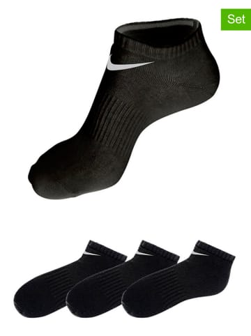 Nike Skarpety (3 pary) w kolorze czarnym