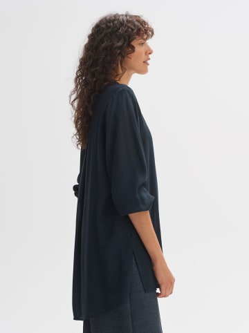 OPUS Lange blouse "Facura" donkerblauw