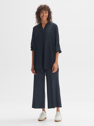 OPUS Lange blouse "Facura" donkerblauw
