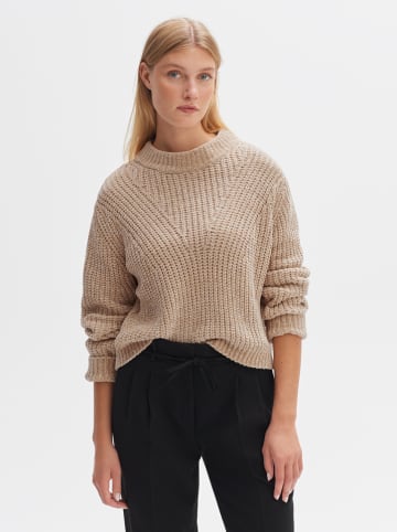 OPUS Sweter "Pektuno" w kolorze beżowym