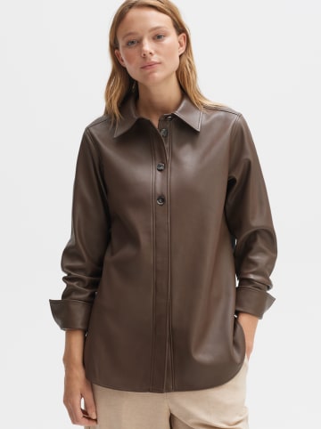 OPUS Blouse "Faboli" donkerbruin