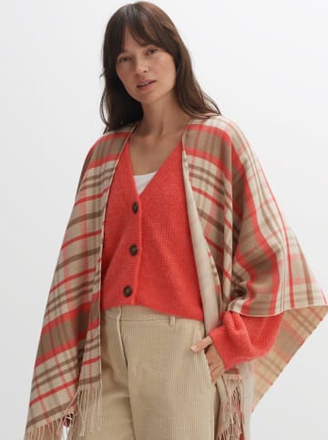 OPUS Cape "Alera" in Camel/ Rot