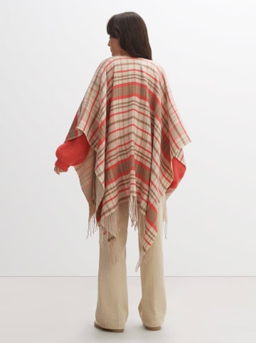OPUS Cape "Alera" camel/rood