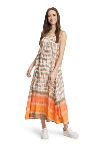CARTOON Kleid in Hellbraun/ Orange/ Weiß