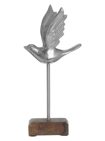 InArt Figurka w kolorze srebrno-brązowym - 11 x 24 x 5 cm