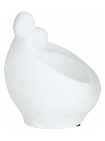 InArt Świecznik w kolorze białym -  23 x Ø 20 cm