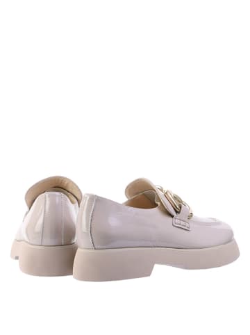 Högl Leder-Slipper "Fred" in Creme