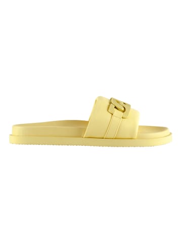Högl Leren slippers "Gemma" geel