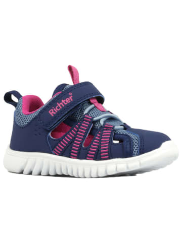 Richter Shoes Enkelsandalen donkerblauw/roze