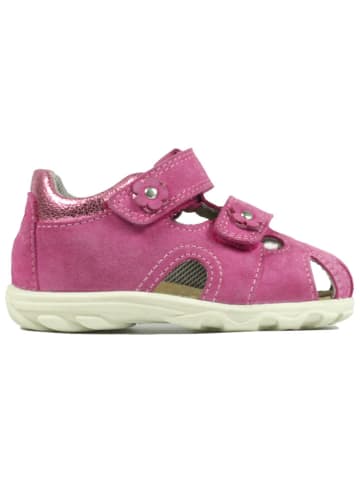 Richter Shoes Leder-Halbsandalen in Pink