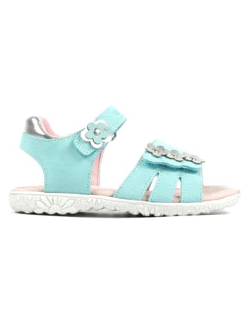 Richter Shoes Leren sandalen turquoise