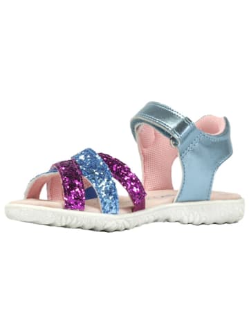 Richter Shoes Sandalen in Türkis/ Pink