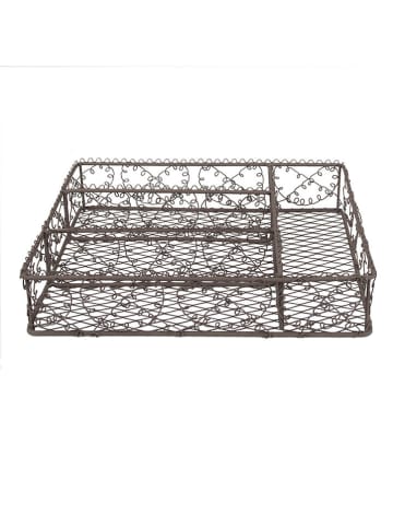 Clayre & Eef Organizer w kolorze brązowym na sztućce - dł. 31 x 25 cm