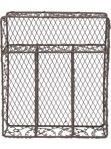 Clayre & Eef Besteckkasten in Braun - (L)31 x (B)25 cm