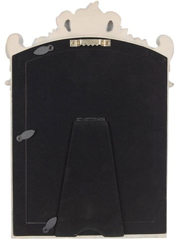 Clayre & Eef Fotolijst lichtgrijs/goudkleurig - (B)18 x (H)25 x (D)2 cm