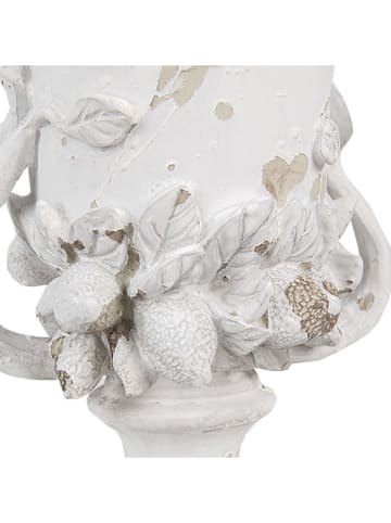 Clayre & Eef Blumentopf in Weiß - (H)28 x Ø 19 cm