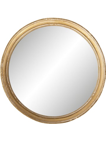 Clayre & Eef Decoratieve schaal goudkleurig - (H)13 x Ø 27 cm
