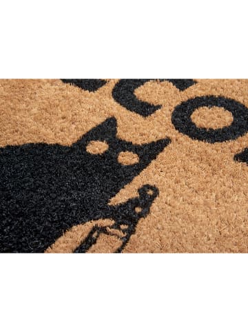 Hanse Home Wycieraczka "Welcome Madafakas" w kolorze jasnobrązowym z włókna kokosowego