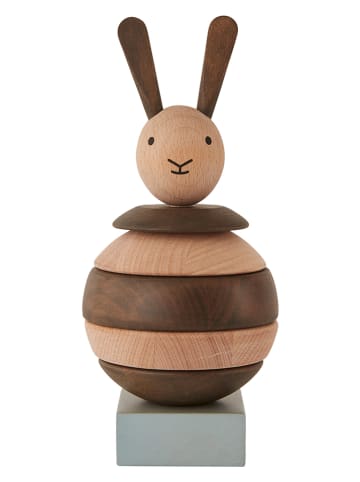 OYOY mini Piramidka "Wooden Stacking Rabbit" - 6 m+