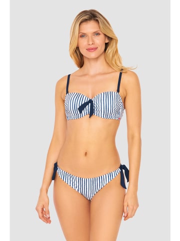 Rösch Bikinitop donkerblauw/wit
