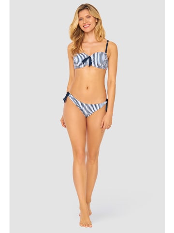 Rösch Bikinislip donkerblauw/wit