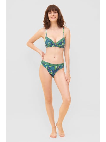 Rösch Figi bikini w kolorze zielono-granatowym