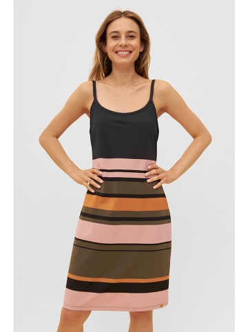Féraud Sukienka plażowa w kolorze jasnoróżowo-jasnobrązowo-czarnym