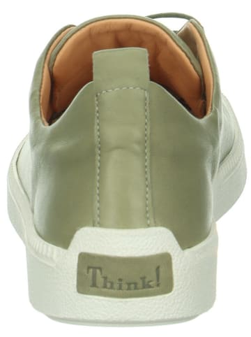 Think! Leder-Sneakers "Turna" in Khaki
