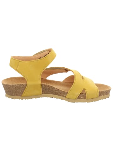 Think! Skórzane sandały "Dumia" w kolorze żółtym