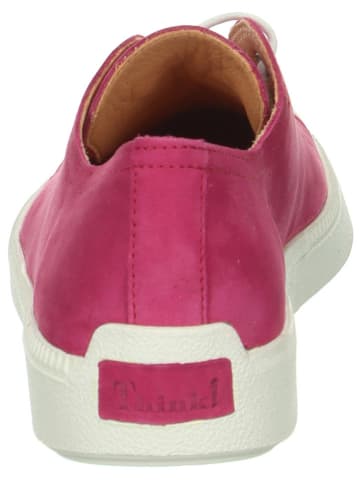 Think! Skórzane sneakersy "Turna" w kolorze różowym