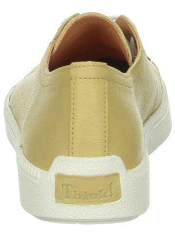 Think! Leren sneakers "Turna" geel