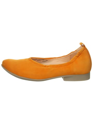 Think! Leren ballerina's "Guad2" oranje
