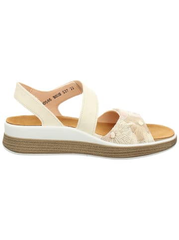 Think! Leren sandalen crème
