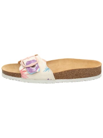 Think! Leren slippers crème