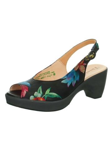 Think! Leder-Spangenpumps in Schwarz