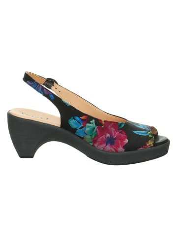 Think! Leder-Spangenpumps in Schwarz