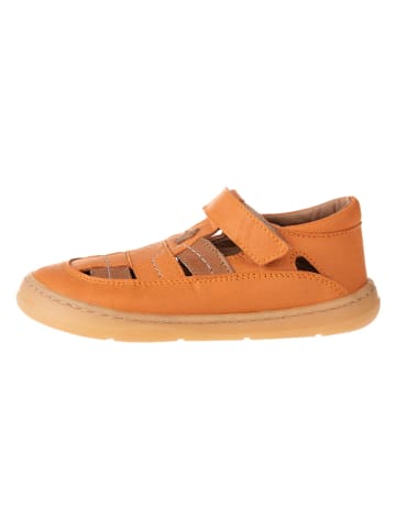 kmins Skórzane buty w kolorze pomarańczowym do chodzenia na boso