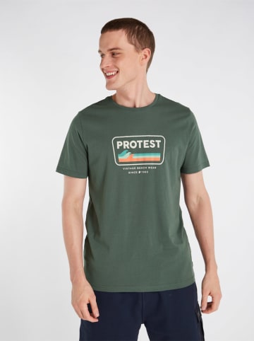 Protest Koszulka "Caarlo" w kolorze zielonym