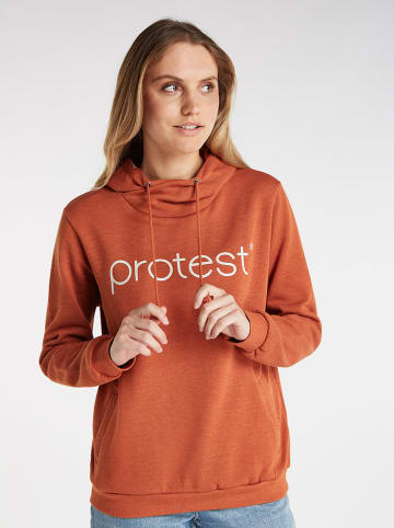 Protest Hoodie "Classic" in Hellbraun