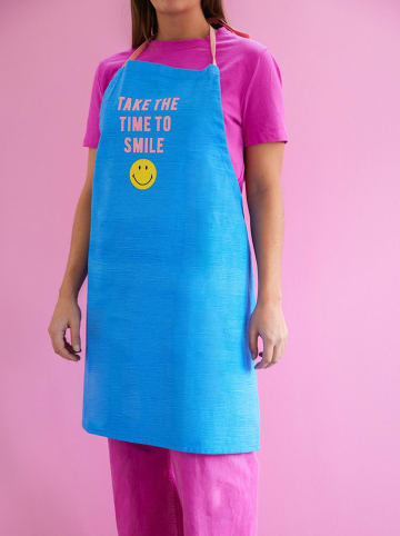 Rice Keukenschort blauw - (L)83 x (B)70 cm