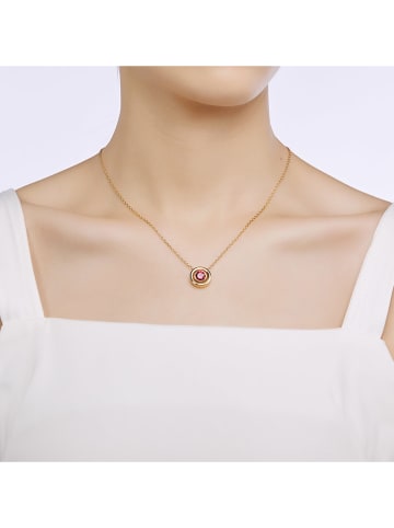 Park Avenue Vergulde ketting met Swarovski-kristal - (L)40 cm