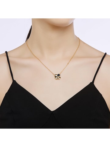 Park Avenue Vergold. Halskette mit Swarovski Kristallen - (L)40 cm