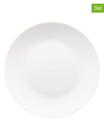 Rosenthal Talerze śniadaniowe (6 szt.) "Jade" w kolorze białym - Ø 23 cm