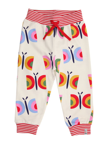 Lilly and Sid Sweatbroek crème/rood