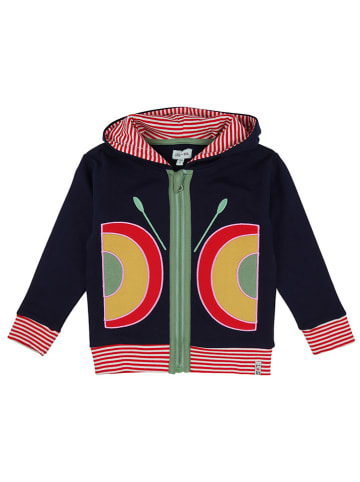 Lilly and Sid Sweatvest donkerblauw/rood